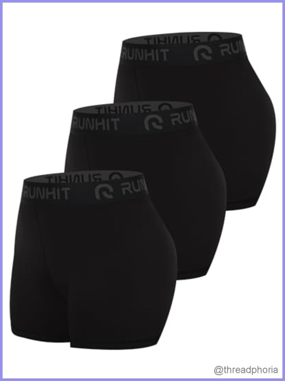 3 Pack Compression Shorts Women High Waist Spandex Volleyball Yoga Gym Athletic